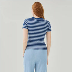 Ribbed Striped T-Shirt
