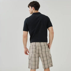 Men's Flex Plaid Cargo Short