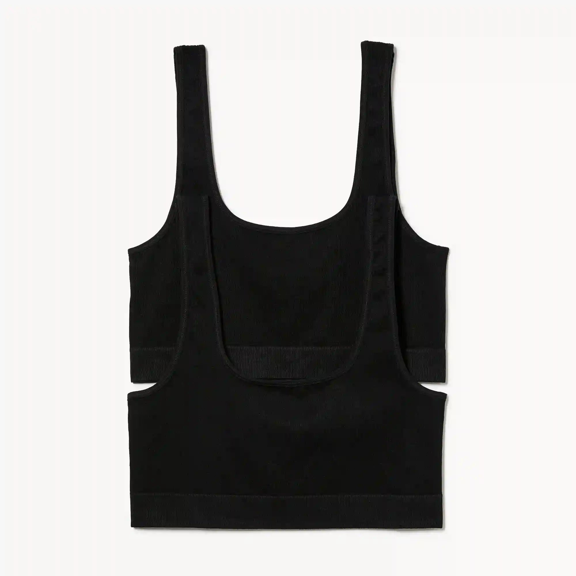 Women+ 2-Pack Seamless Ribbed Bralette