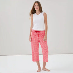 Printed Cropped Sleep Pant