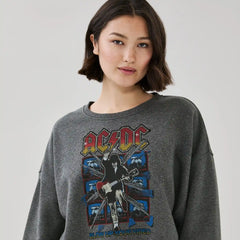 AC/DC Cropped Sweater