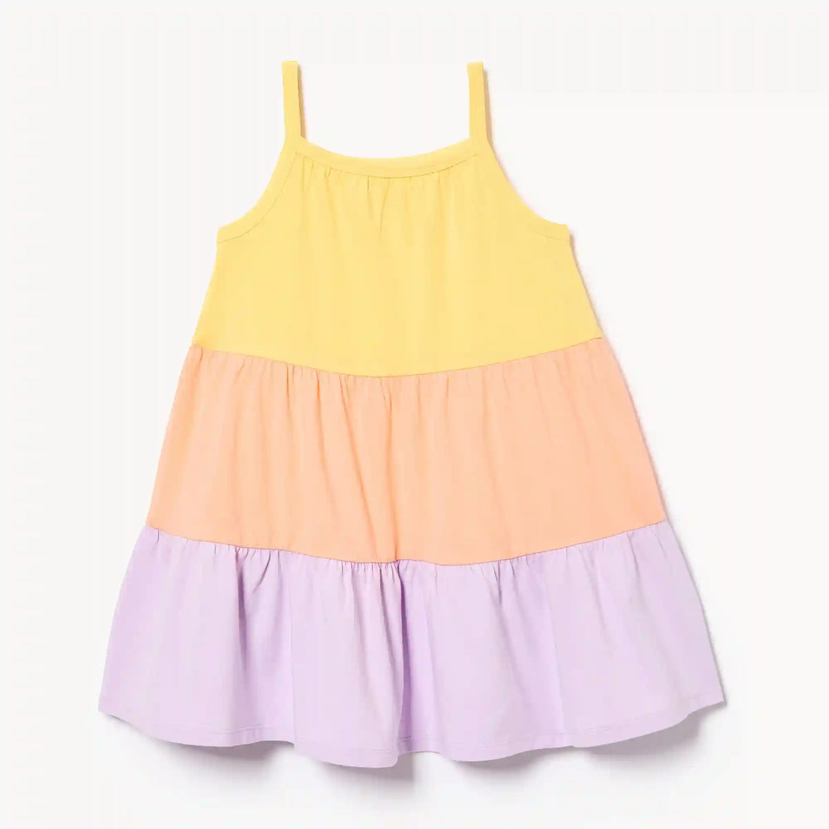 Toddler Girls' Colourblocked Tiered Dress