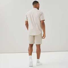 Men's Printed Button-Up Shirt