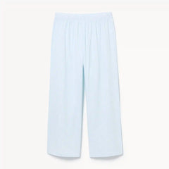 Seersucker Cropped Sleep Pant