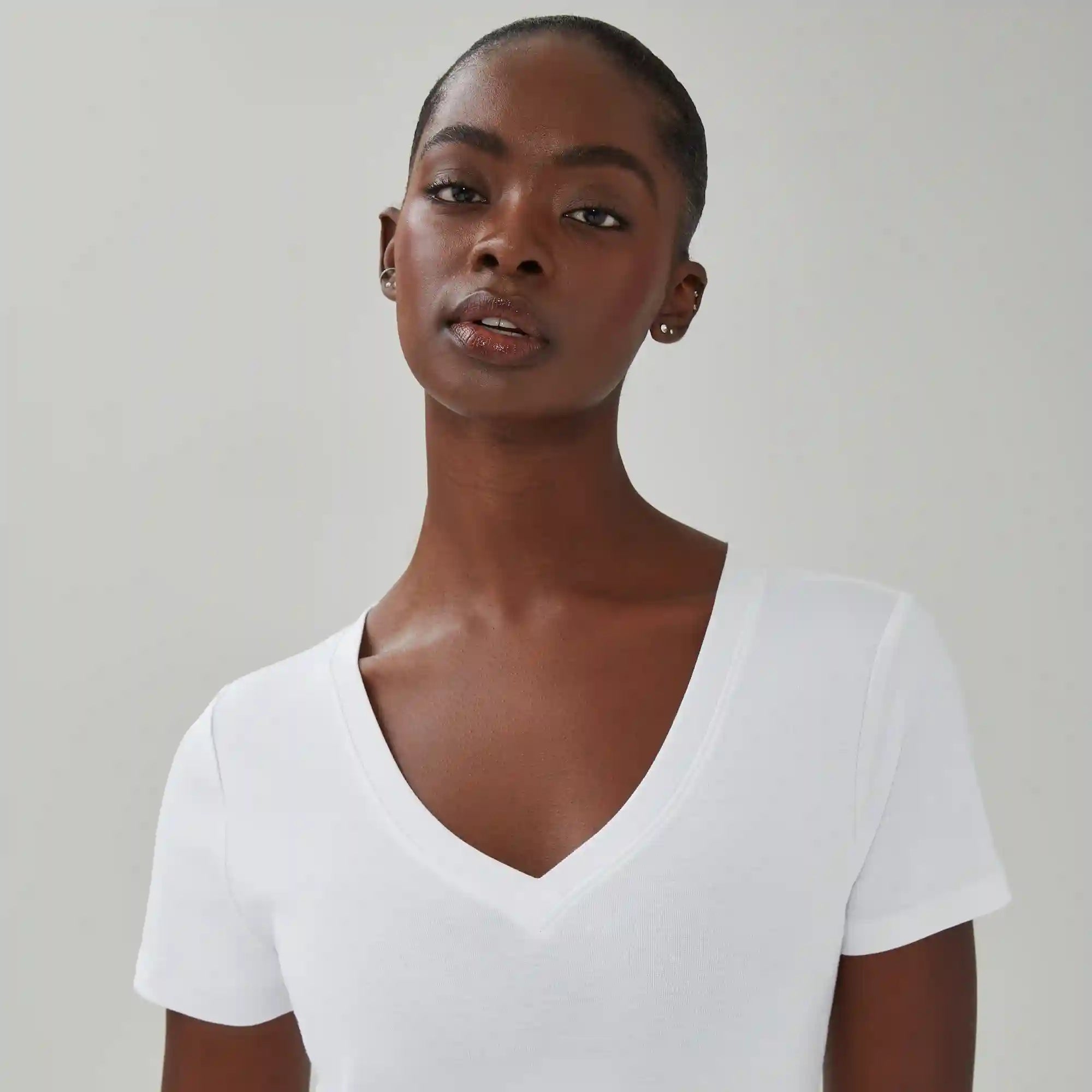 Organic Cotton V-Neck T-Shirt