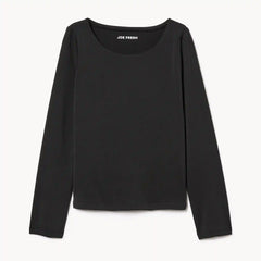 Tween Girls' Scoop Neck Long Sleeve Top