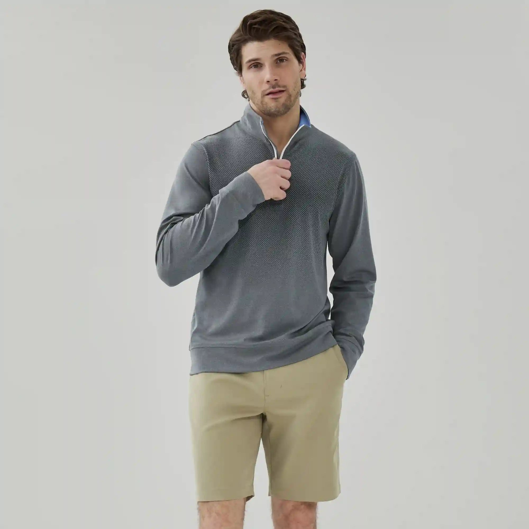 Men's Active Quarter-Zip Sweater