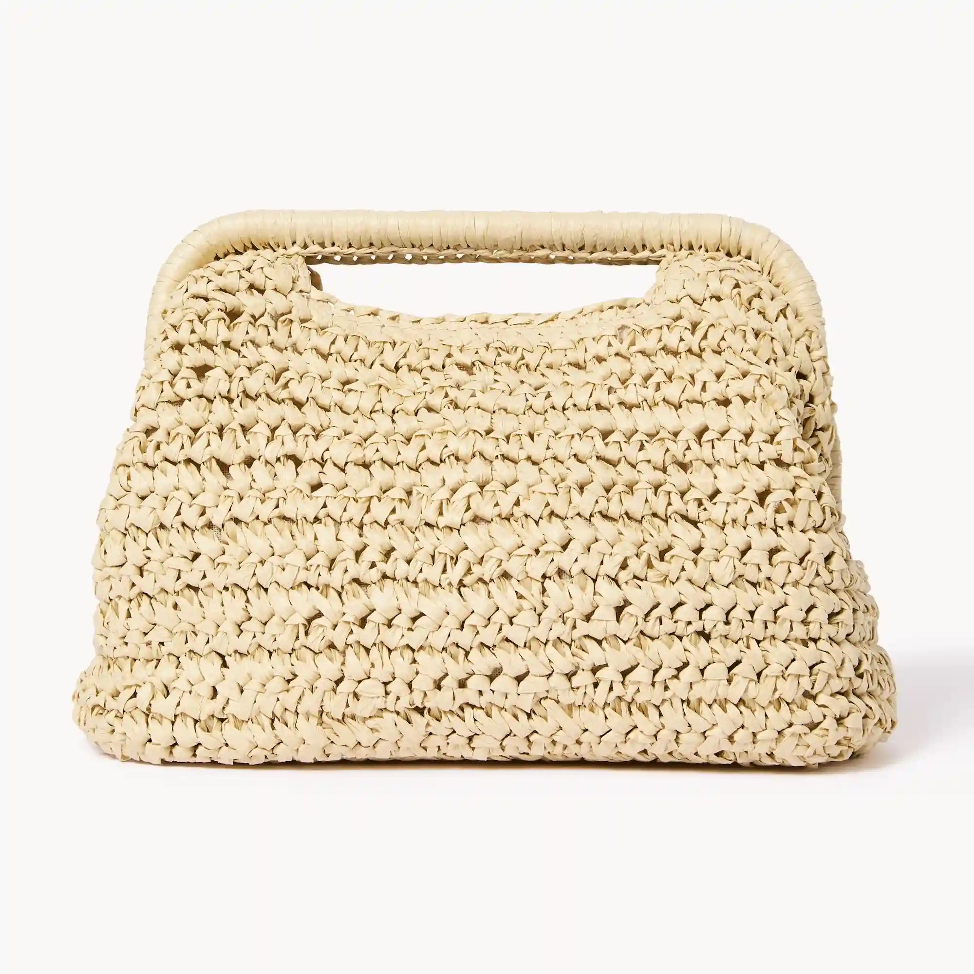 Raffia Clutch