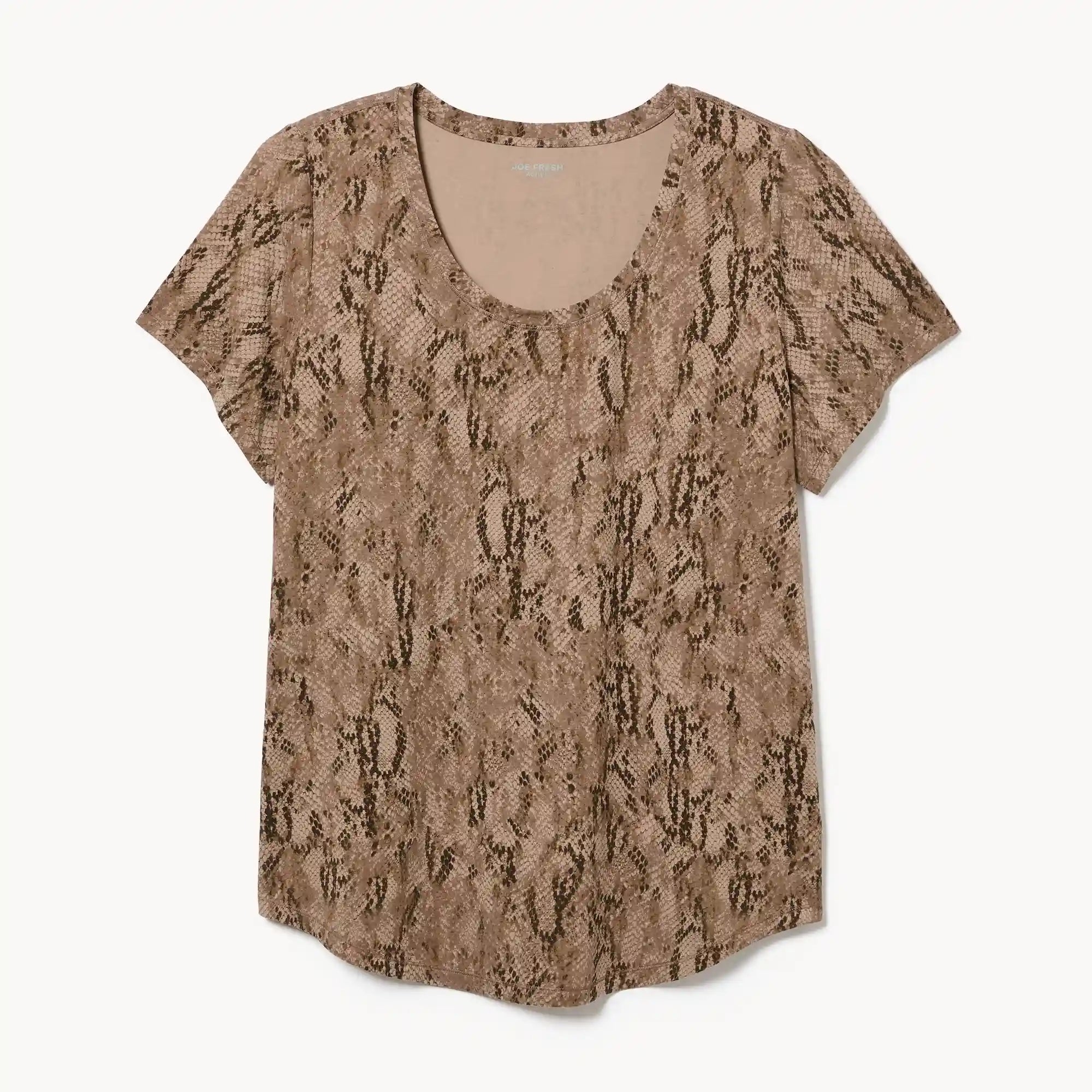 Women+ Active Printed Scoop Neck T-Shirt