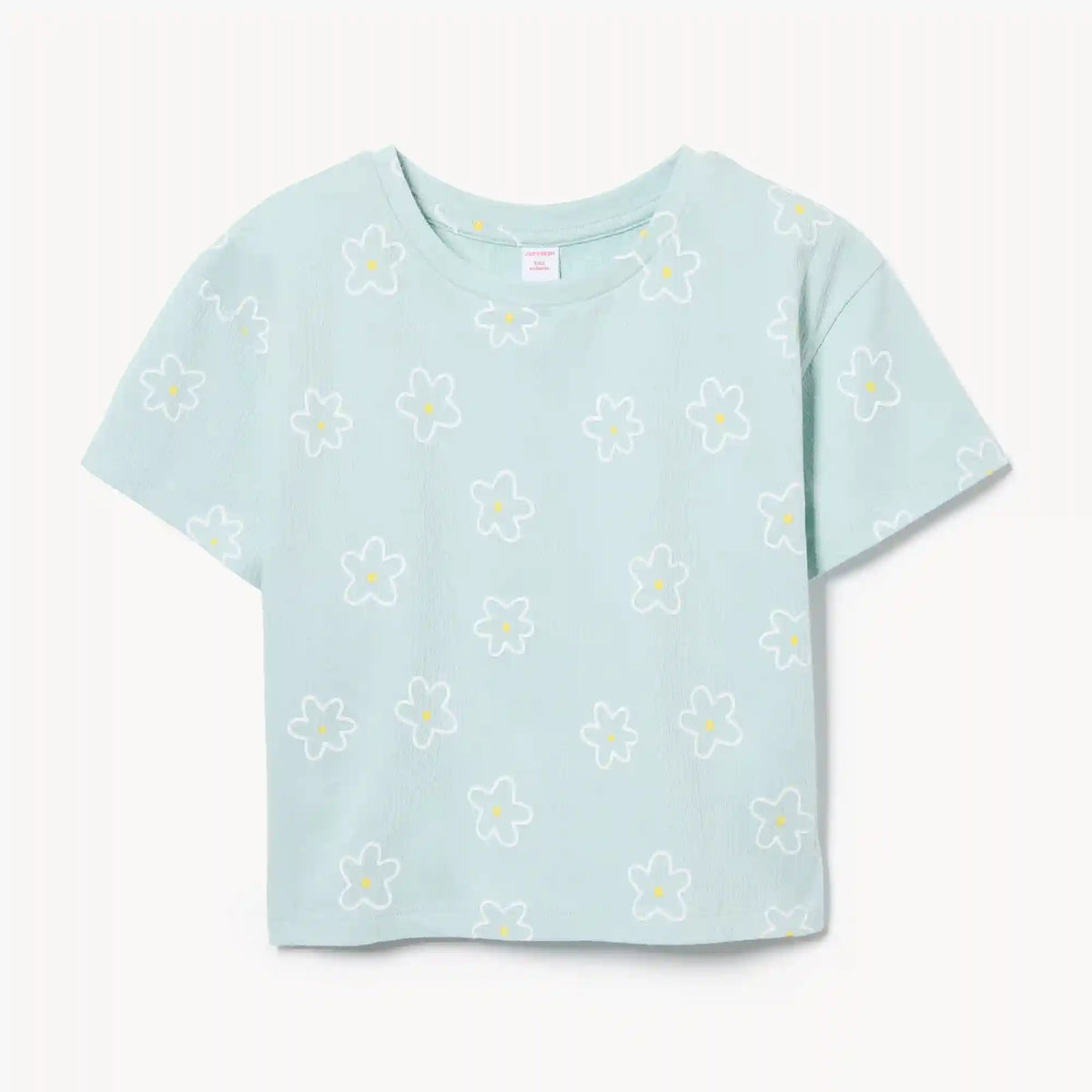 Kid Girls' Crinkled Jersey T-Shirt