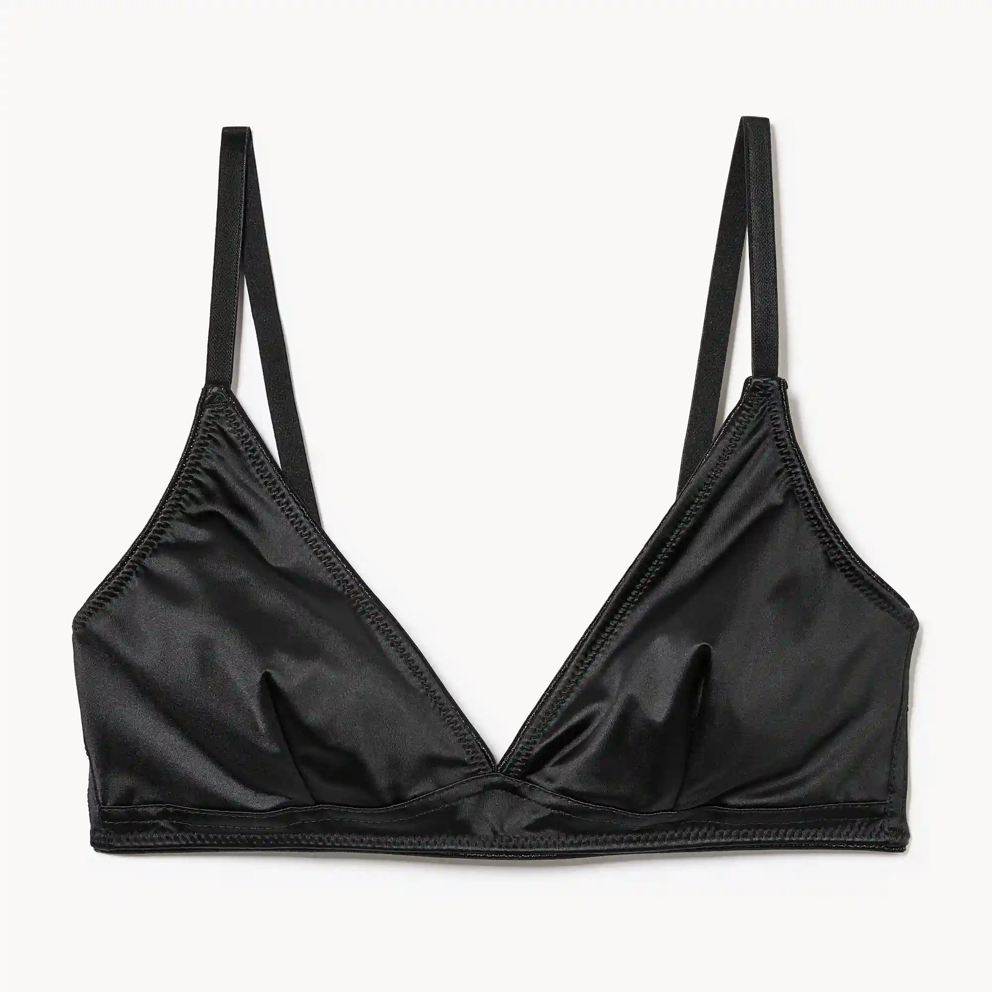 Satin Triangle Bralette