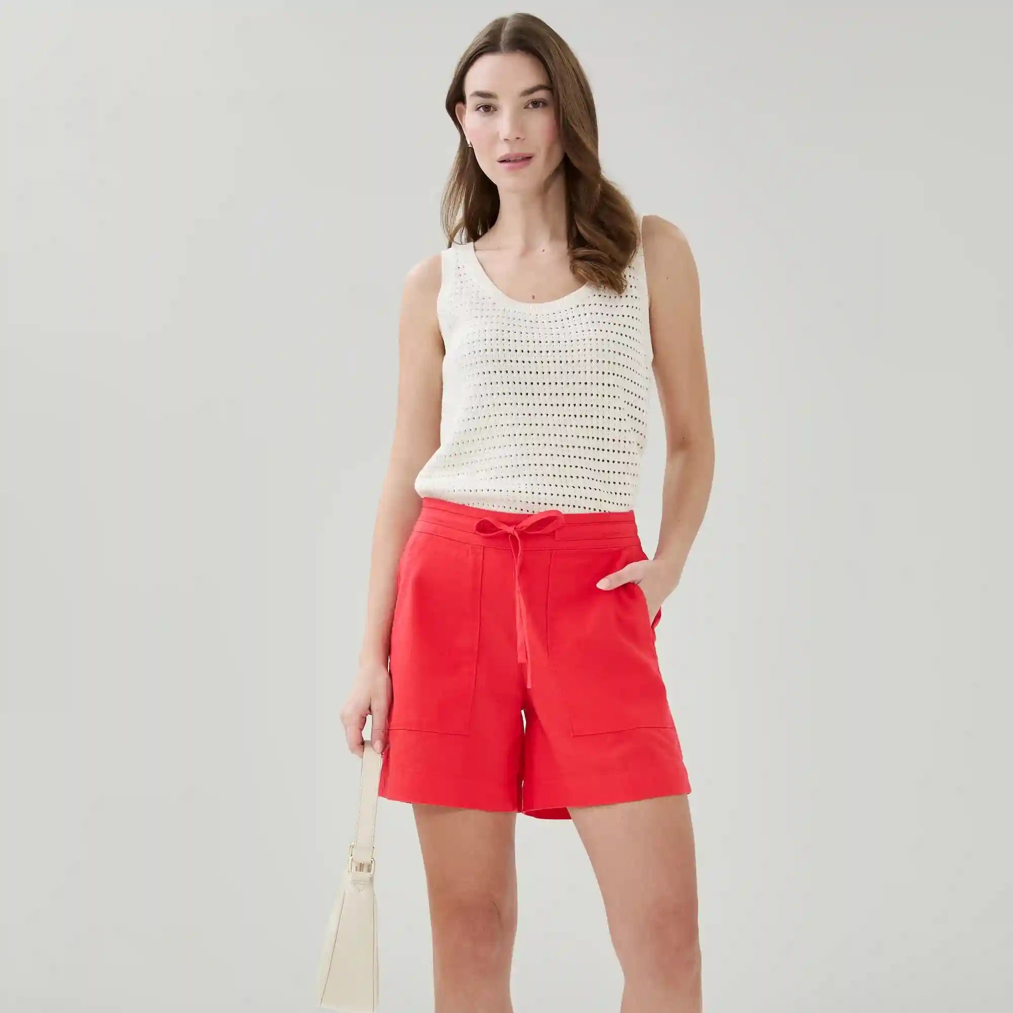 Linen Cotton Utility Short