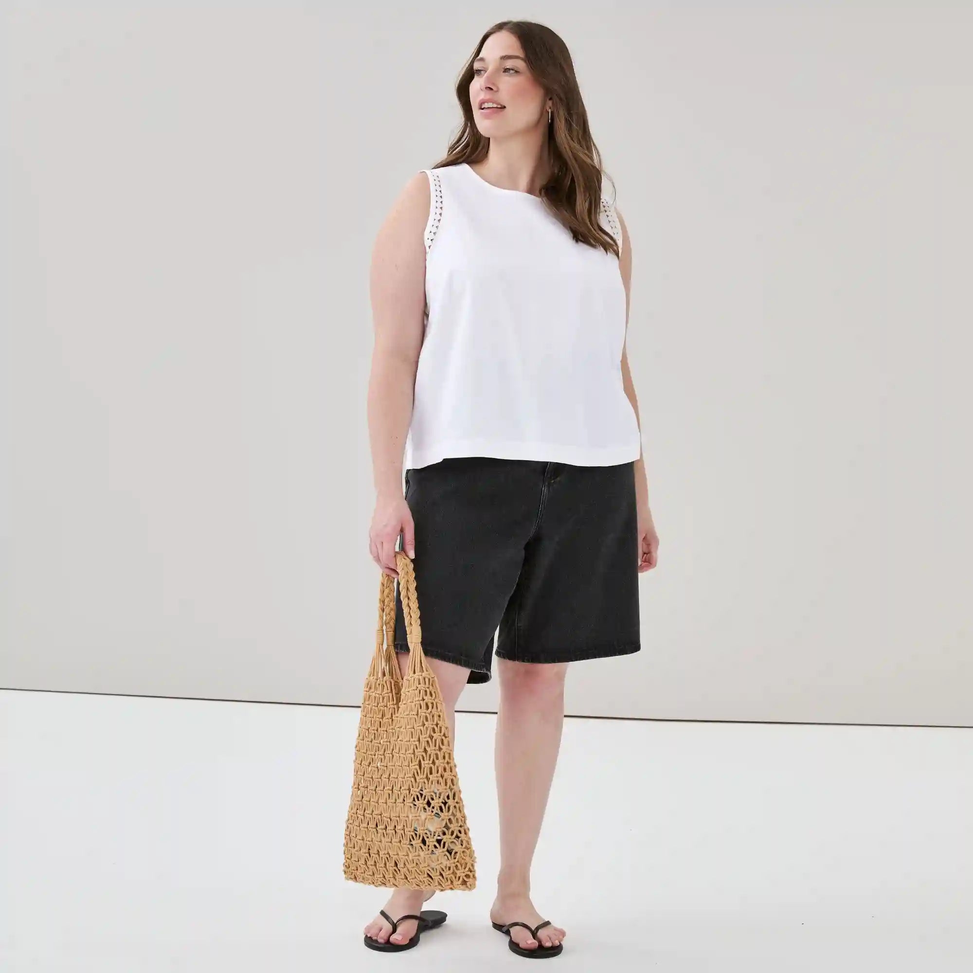 Women+ Linen Cotton Tank
