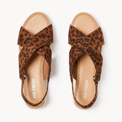Raffia Slingback Wedge Heels