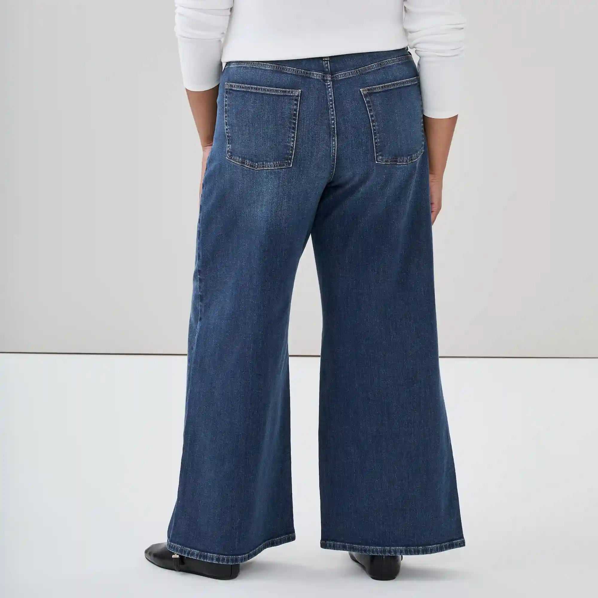 Women+ High RIse Wide Leg Jean