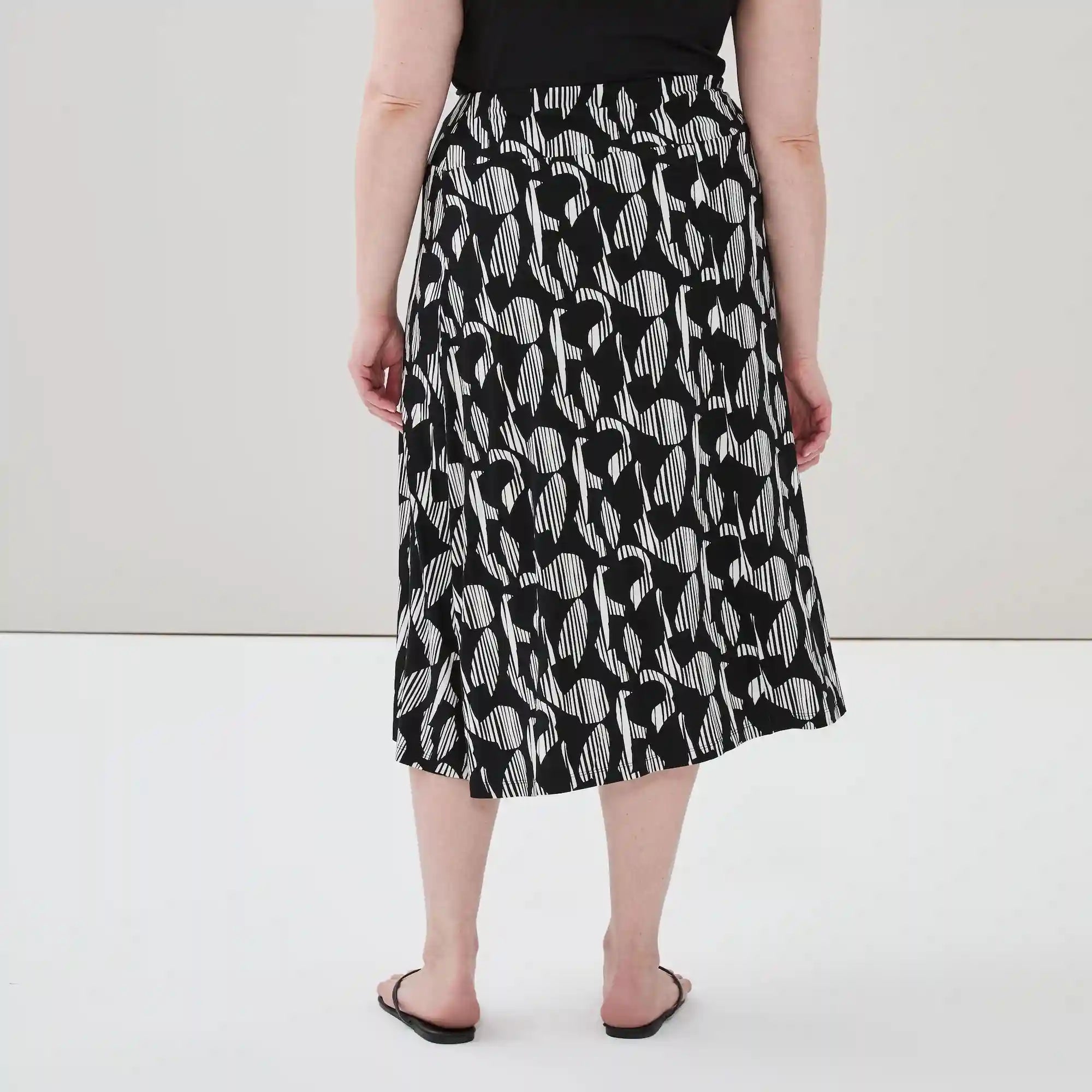 Women+ Printed Midi Skirt