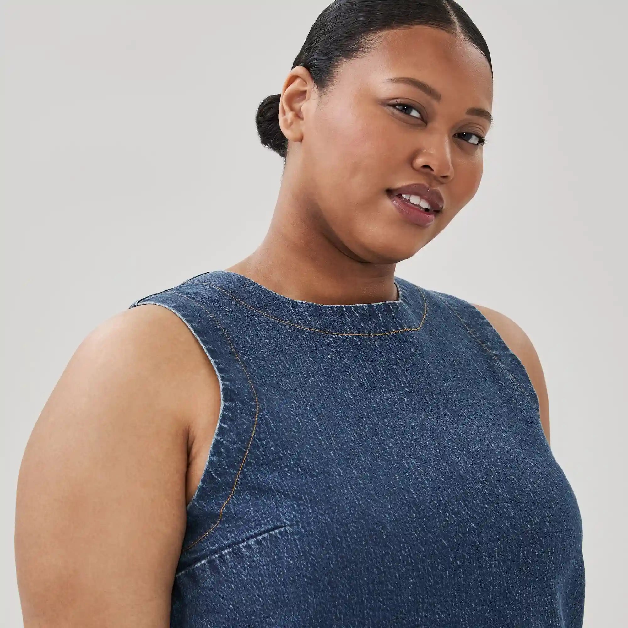 Women+ Denim Mini Dress