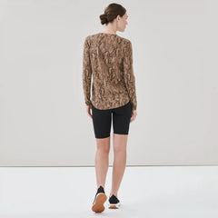 Active Printed Long Sleeve Top