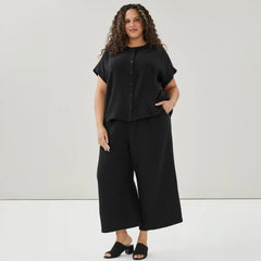 Women+ Gauze Dolman Top