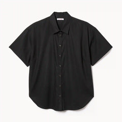 Women+ Linen Cotton Button-Up Shirt