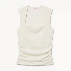 Ruched Square Neck Tank