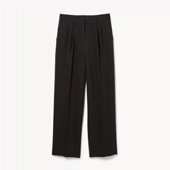 Wide Leg Pleated Trouser