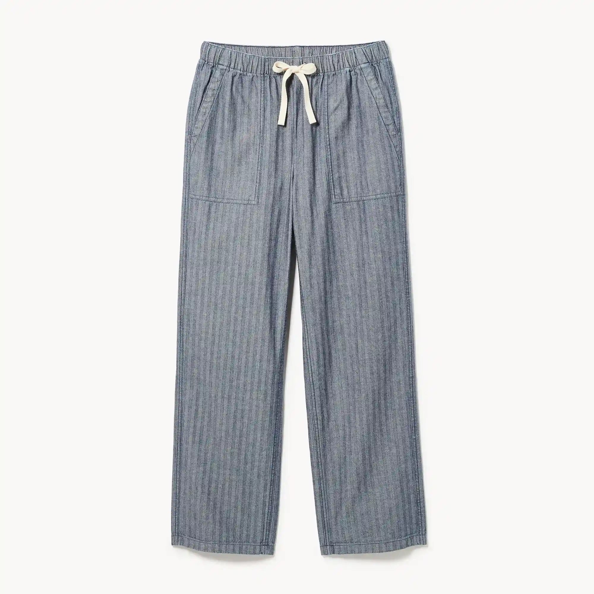 Dark Wash Pull-On Utility Pant