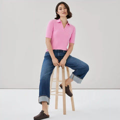 Ribbed Polo