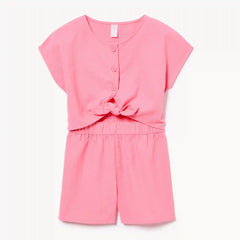 Kid Girls' Front Tie Romper