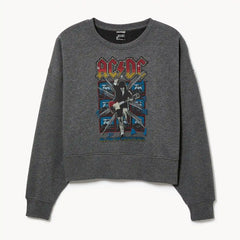 AC/DC Cropped Sweater