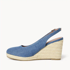 Slingback Wedge Heels