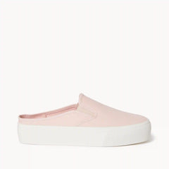 Canvas Slip-On Mules