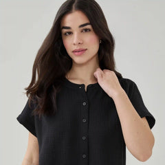 Gauze Dolman Top
