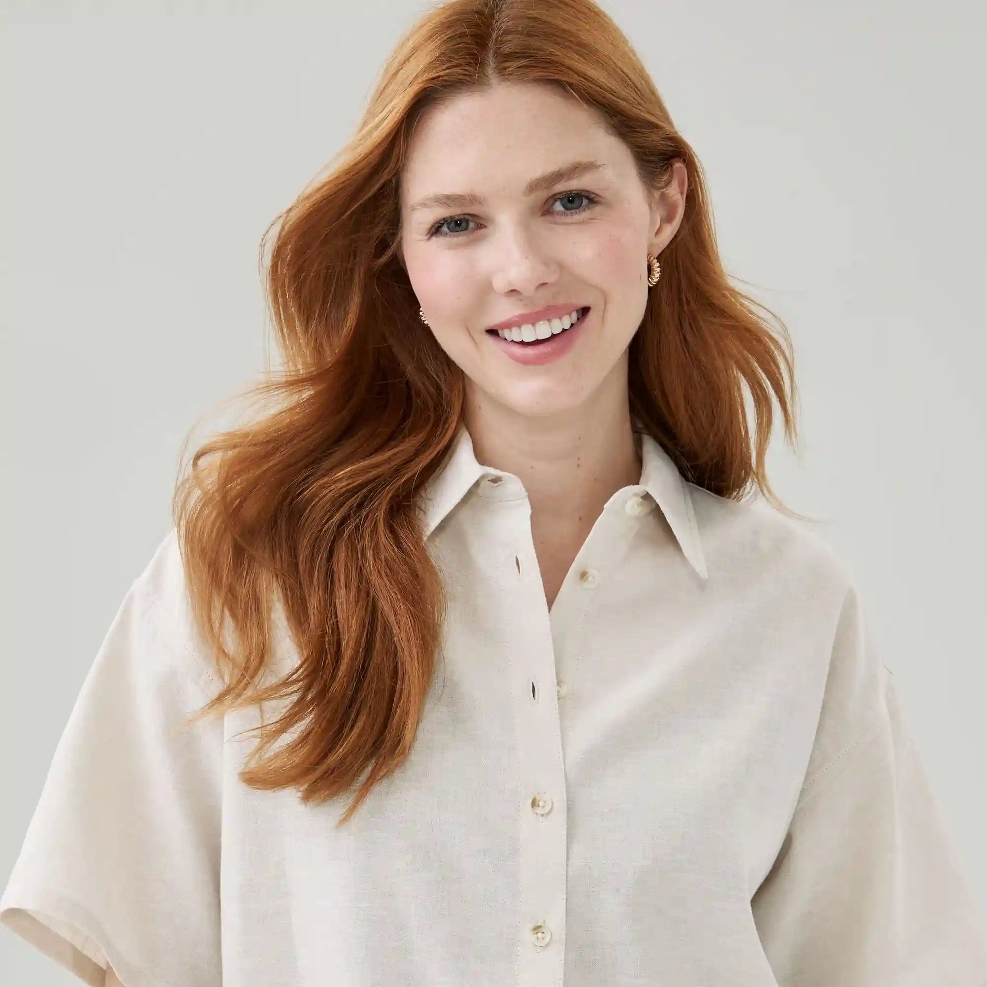 Linen Cotton Camp Shirt