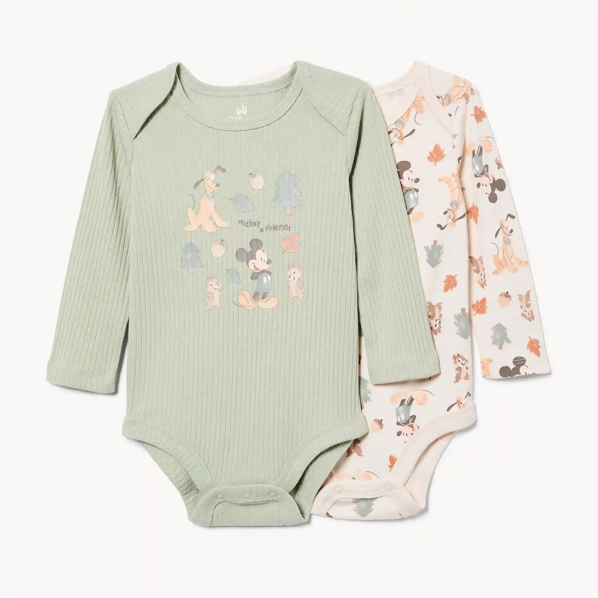 Baby Boys' Disney Mickey Mouse 2-Pack Bodysuit