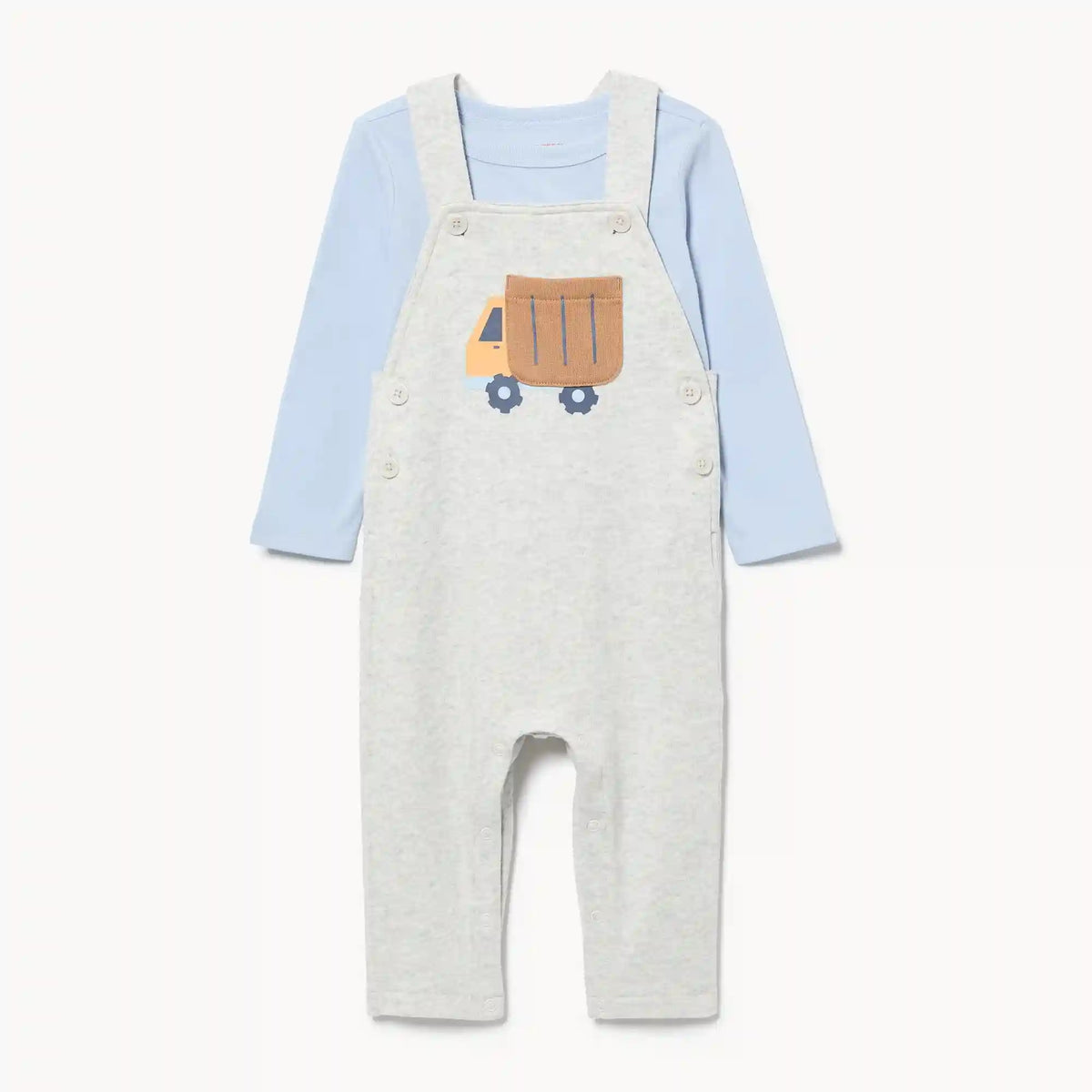 Baby Boys' Fleece Overall Set