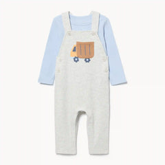 Baby Boys' Fleece Overall Set