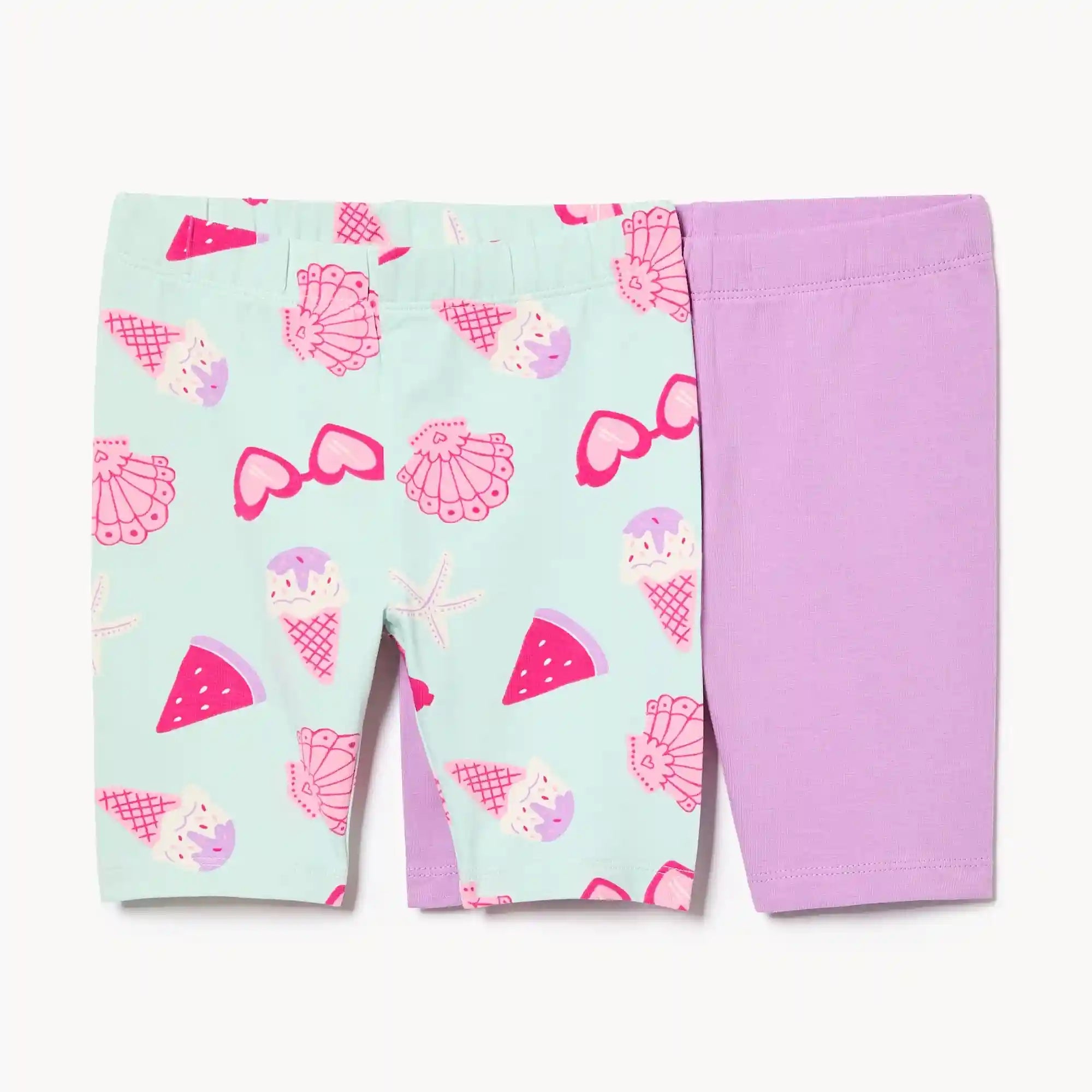 Toddler Girls' 2-Pack Long Bike Short
