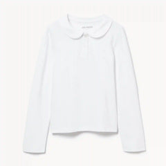 Kid Girls' Collared Uniform Long Sleeve Top