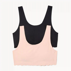 Kid Girls' 2-Pack Scalloped Bralette