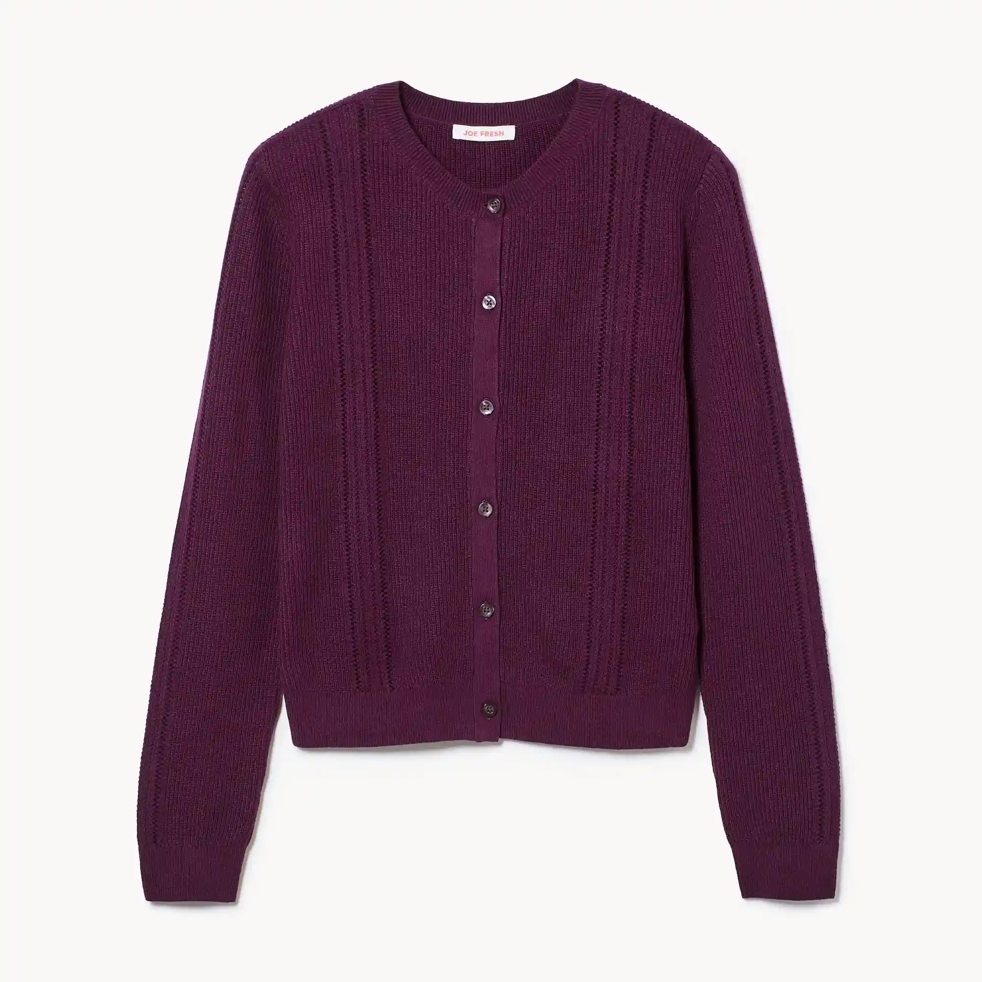 Pointelle Cardigan