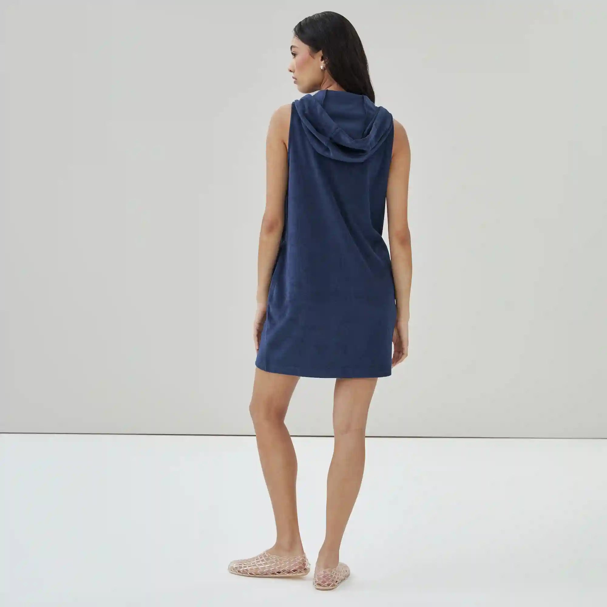Terry Hooded Swim Cover-Up