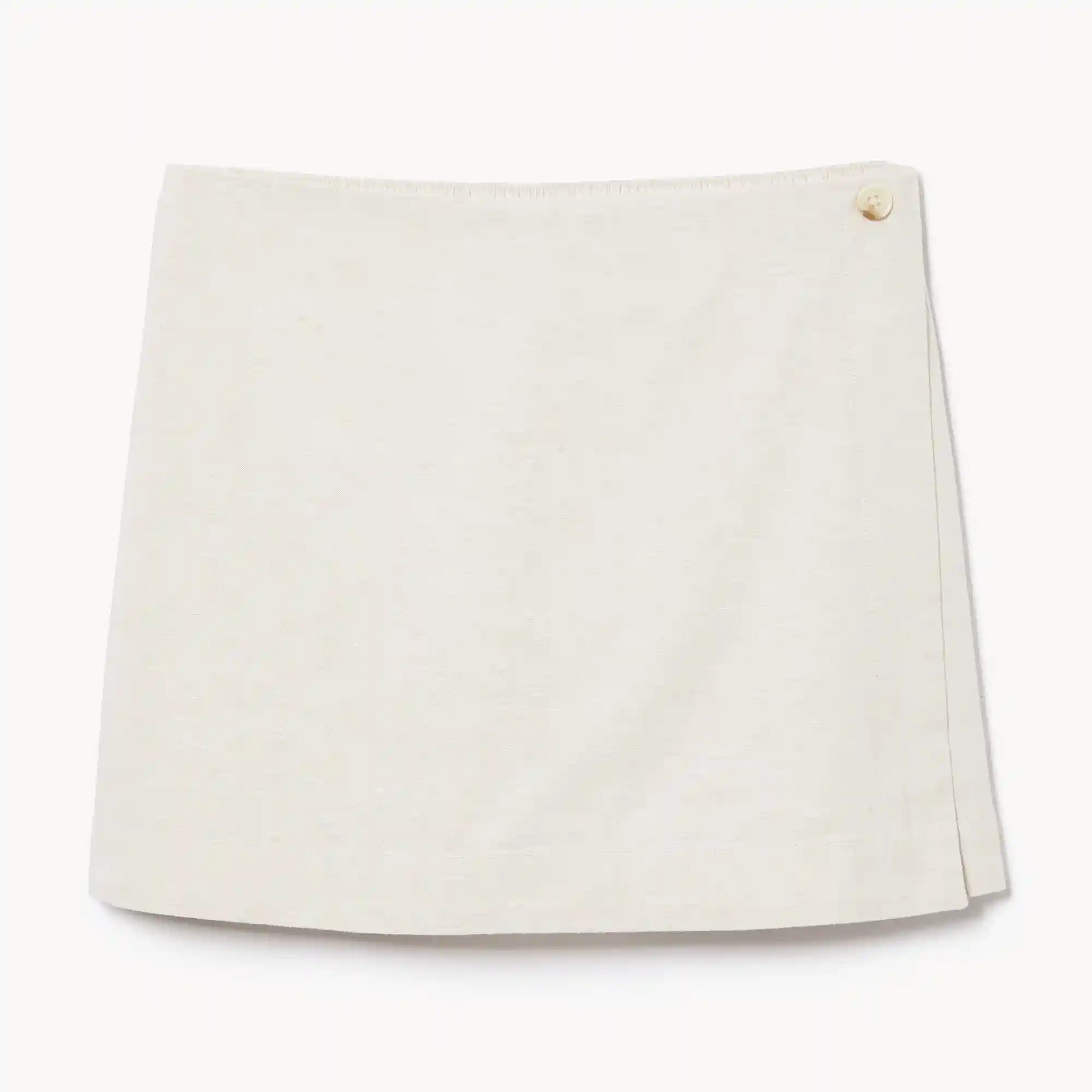 Linen Cotton Wrap Skort