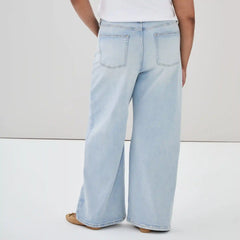 Women+ High Rise Wide Leg Jean
