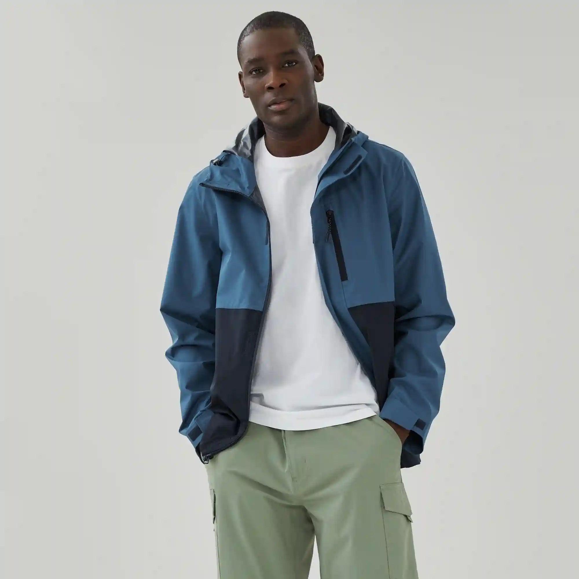 Men's Hooded Raincoat