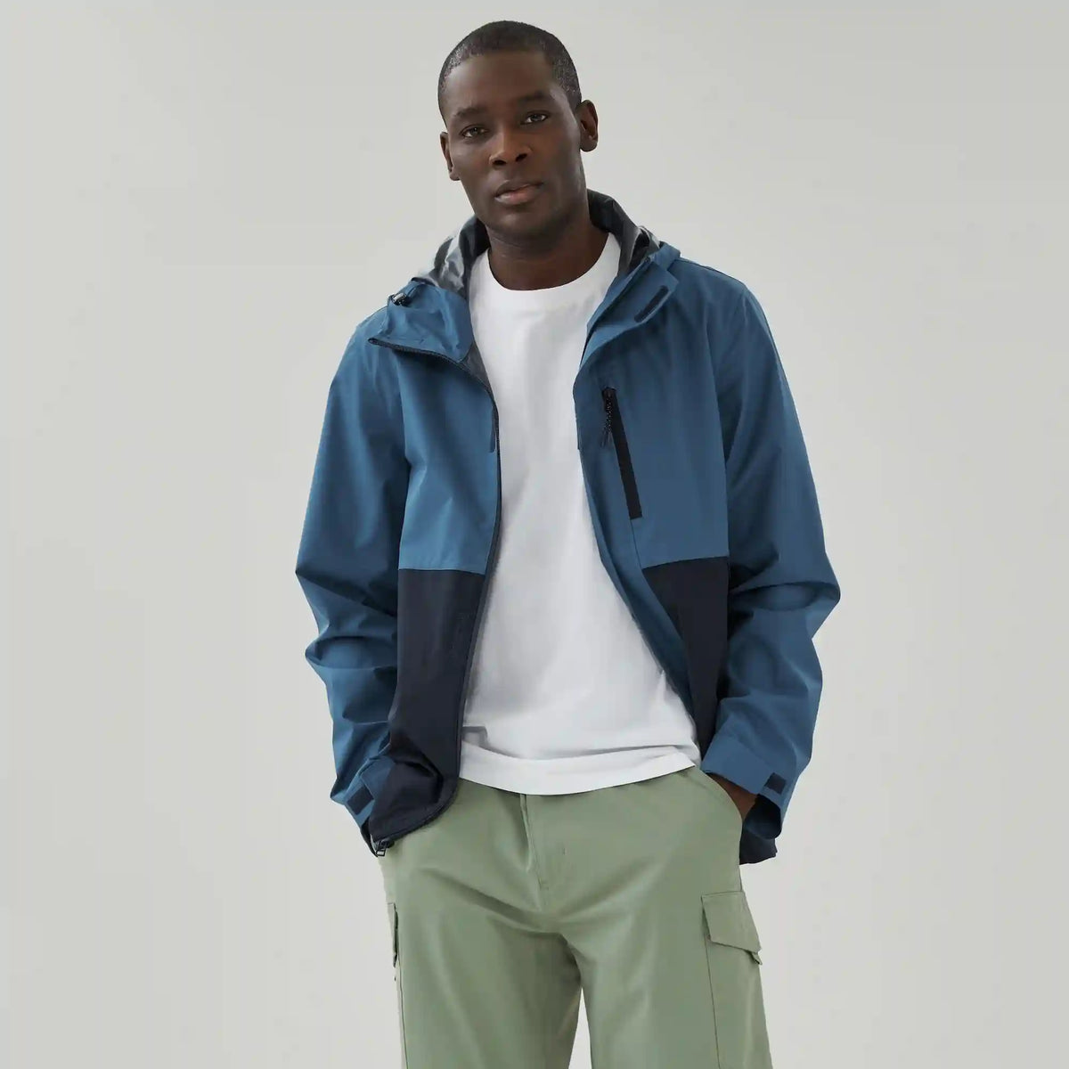 Men's Hooded Raincoat