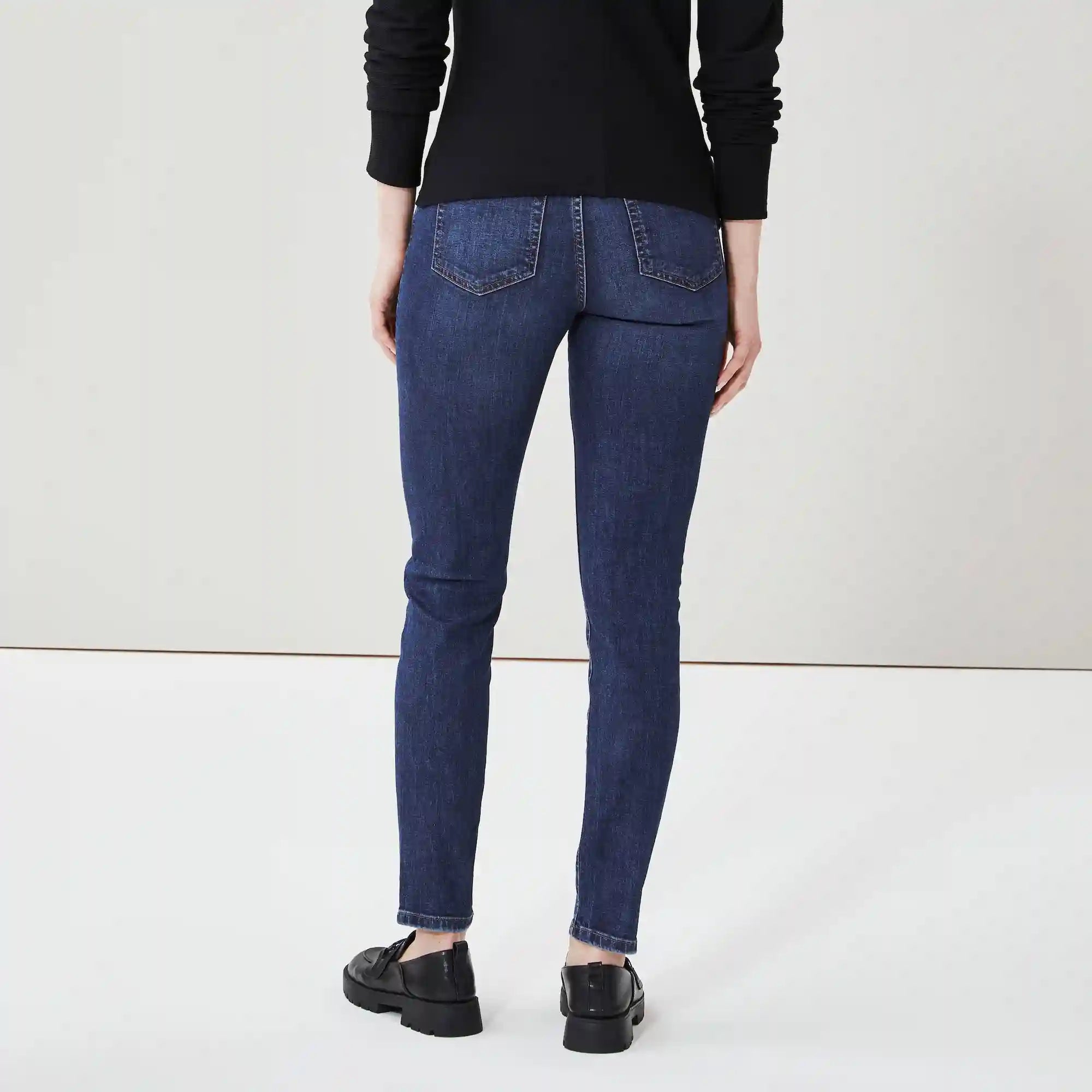 Long Mid Rise Skinny Jean