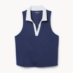 Women+ Cropped Golf Polo Tank