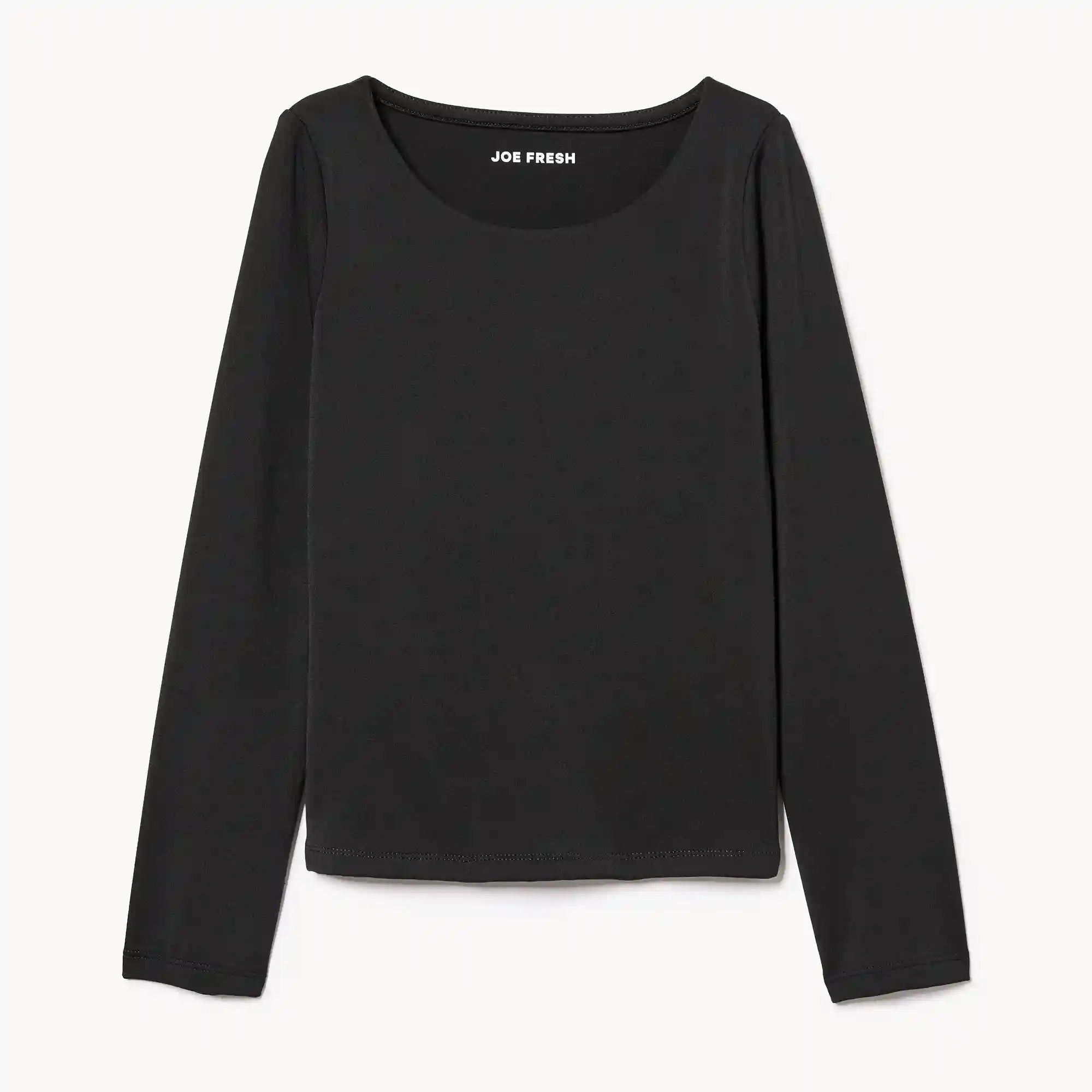 Tween Girls' Scoop Neck Long Sleeve Top