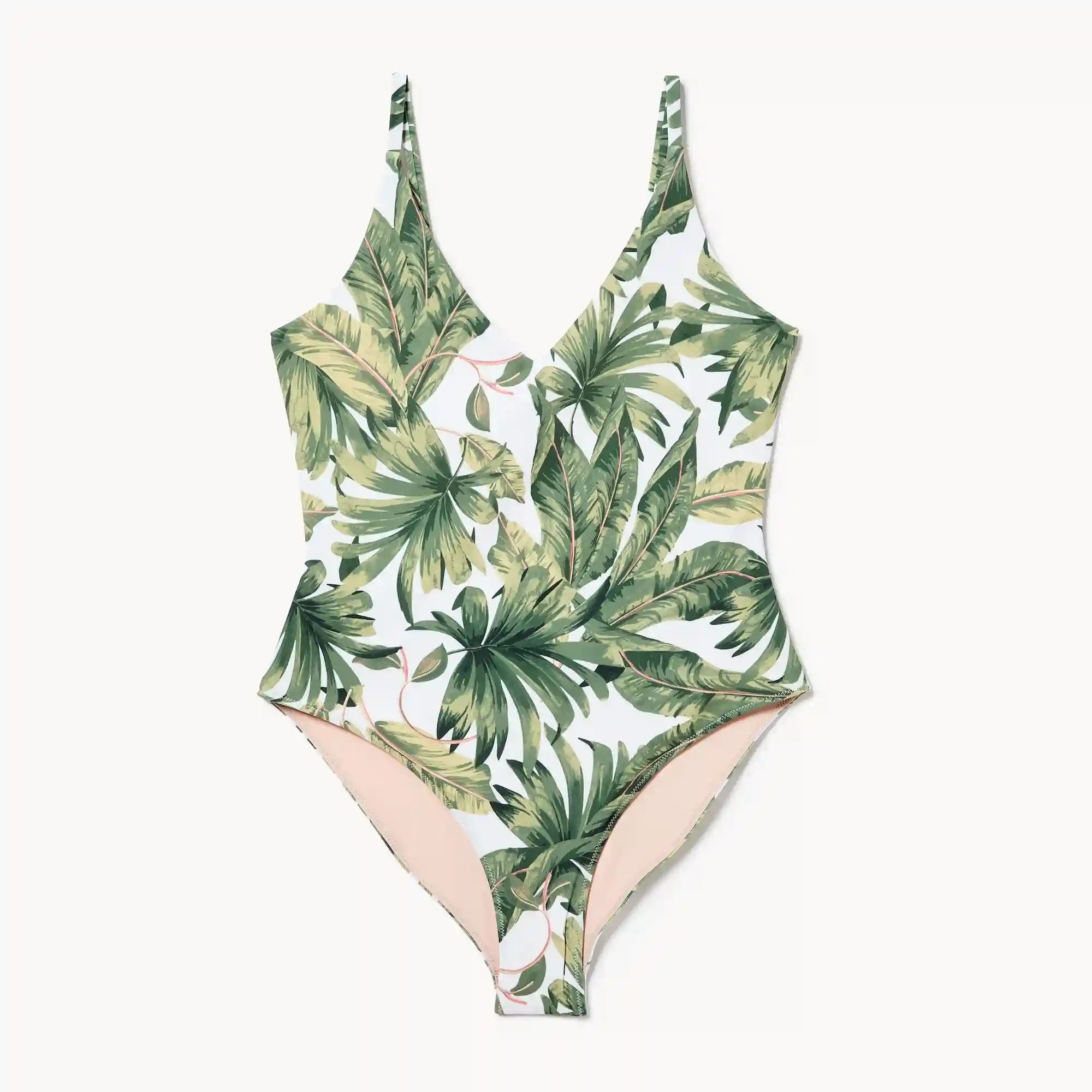 Printed V-Neck Swimsuit